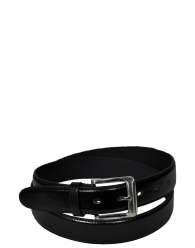 Férfi Fekete Műbőr Öv 